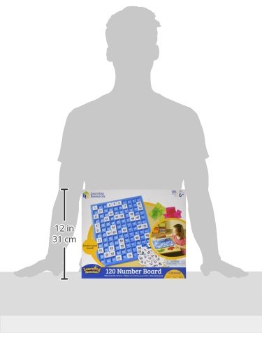 Learning Resources 120 Number Board -181 Pieces, Ages 6+ Learning Math Games for Kids, Educational and Fun Games for Kids