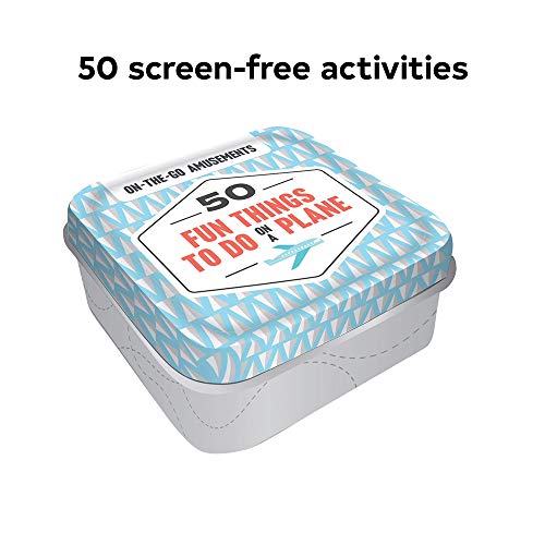 Chronicle Books On-The-Go Amusements: 50 Fun Things to Do on a Plane: (Screen-Free Boredom Busters for Summer Travel, Activity Ideas for Family Air Travel)