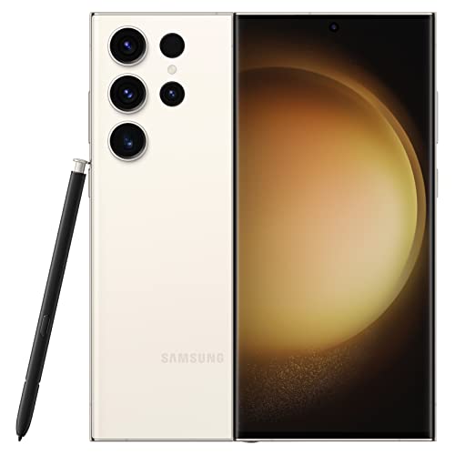 SAMSUNG Galaxy S23 Ultra Cell Phone, Factory Unlocked Android Smartphone, 512GB Storage, 200MP Camera, Night Mode, Long Battery Life, S Pen, US Version, 2023, Cream