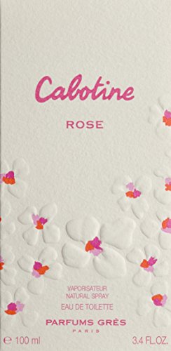 Parfums Gres Cabotine Rose Edt for Women 3.4 Oz/ 100 Ml, 3.4 Fl Oz