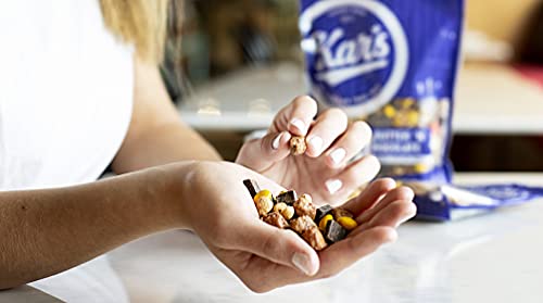Kar's Nuts Peanut Butter 'N Dark Chocolate Trail Mix 6oz Resealable Pouch (Pack of 6)
