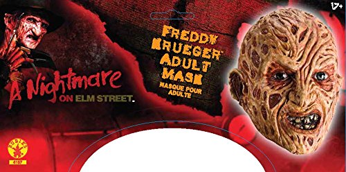 Rubie's mens Nightmare on Elm Street Freddy Krueger Costume Mask, Red, One Size US