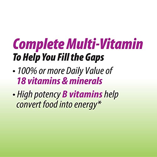 Nature's Way Alive! Garden Goodness Multivitamin for Women, 1 Serving Veggies and Fruits**, with Organic Kale, High Potency B-Vitamins, 60 Tablets