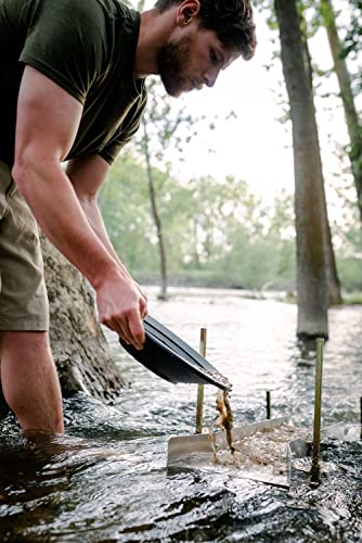 Stansport Yukon Deluxe Gold Prospecting Kit with Pick, Black