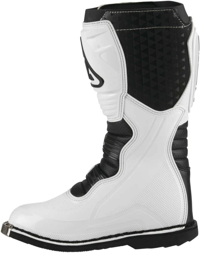 Answer Racing 446636 Powersports Motocross Protection Gear: AR1 Boots, Black/White, Size 10, 1 Pair