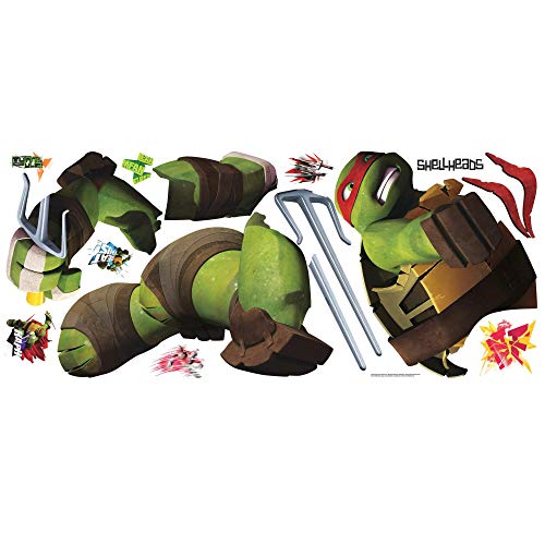 RoomMates RMK2251GM Teenage Mutant Ninja Turtles Raphael Peel and Stick Giant Wall Decals