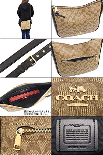 Coach Women's Ellie File Bag (Signature Canvas - Khaki/Black)