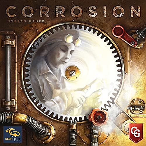Capstone Games: Corrosion, Strategy Board Game, Medium-Heavy Euro with Ample Player Interaction, 1 to 4 Players, 60 to 120 Minute Play Time, Ages 12 and Up