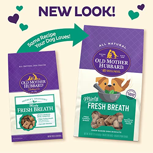 Old Mother Hubbard by Wellness Mother's Solutions Minty Fresh Breath Natural Dog Treats