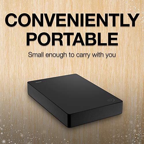 Seagate Portable 4TB External Hard Drive HDD – USB 3.0 for PC, Mac, Xbox, and PlayStation - 1-Year Rescue Service (STGX4000400)