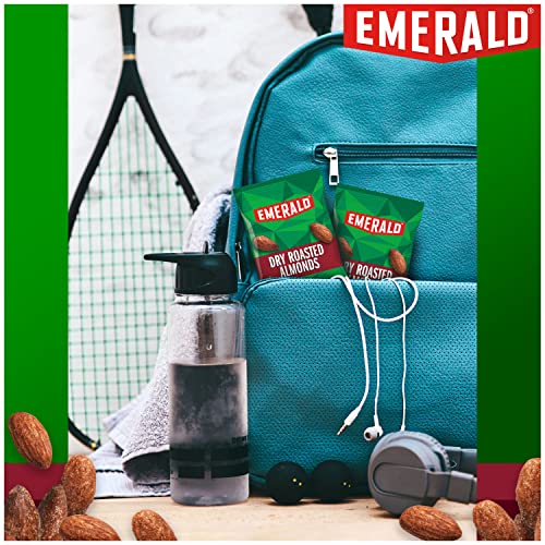 Emerald Nuts, Dry Roasted Almonds 100 Calorie Packs, 0.63 Ounce, 7 Count (Pack of 12)