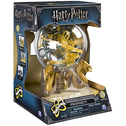 Perplexus, Harry Potter Prophecy 3D Gravity Maze Game Brain Teaser Fidget Sensory Toy Puzzle Ball, for Adults and Kids Ages 8 and up