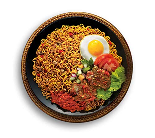 Indomie Mi Goreng Instant Stir Fry Noodles, Halal Certified, Original Flavor, 3 Ounce (Pack of 30)