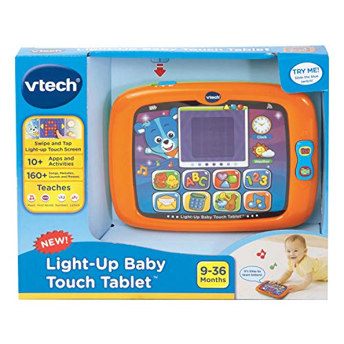 VTech Light-Up Baby Touch Tablet, Orange