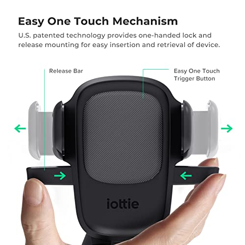 iOttie Easy One Touch 5 Air Vent and Flush Mount Combo - Universal Car Mount Phone Holder for iPhone, Google, Samsung, Moto, Huawei, Nokia, LG, and all other Smartphones