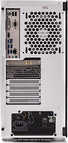SkyTech Archangel Gaming Computer PC Desktop - Ryzen 5 3600 6-Core 3.6GHz, GTX 1660 Ti 6G, 500G SSD, 8GB DDR4 3000, RGB, AC WiFi, Windows 10 Home 64-bit, White