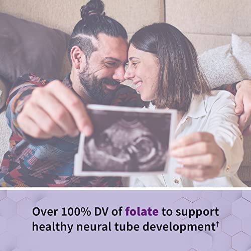 Garden of Life Prenatal Multivitamin for Women with Iron, Folate and Vitamin C and D3 for Neural Development and Probiotics for Immune Support – Vitamin Code – Non-GMO, Gluten-Free, Kosher, 60 Day Supply