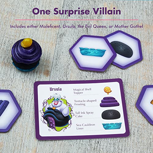 Wonder Forge Disney Princess Enchanted Cupcake Party Game For Girls and Boys Age 3 and Up - A Fun and Fast Matching Game You Can Play Over and Over (1088)