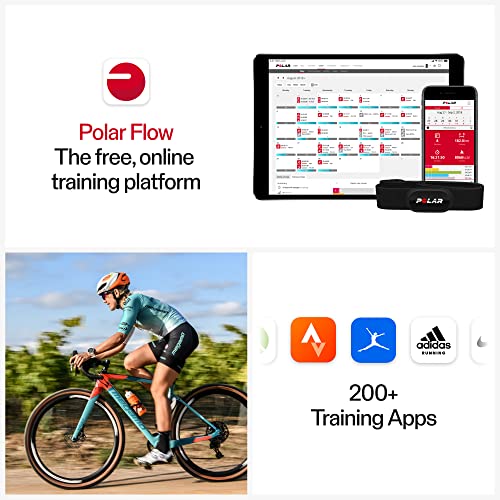 Polar H10 Heart Rate Monitor Chest Strap - ANT + Bluetooth, Waterproof HR Sensor for Men and Women (NEW)