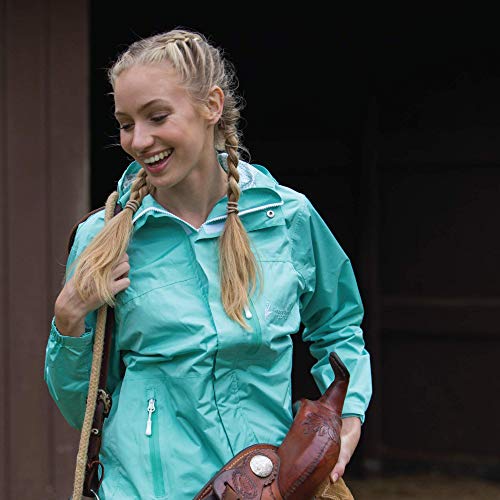 FROGG TOGGS Women's Java Toadz 2.5 Ultra Light Waterproof Breathable Rain Jacket, Purple, X-Large
