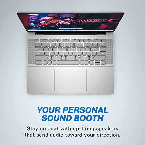 Dell Inspiron 16 5635 Laptop - QHD, 16 inch, AMD Ryzen 7-7730U Processor, 16GB LPDDR4x RAM, 1TB SSD, AMD Radeon Graphics, Windows 11 Home, 1 Year Premium Support - Platinum Silver