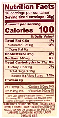 Trader Joe's Organic Hot Cocoa Mix 10 OZ (pack of 1)