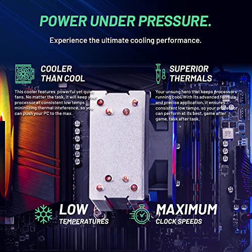 Skytech Archangel Gaming PC Desktop – AMD Ryzen 5 5600X 3.7 GHz, NVIDIA RTX 3060 Ti, 1TB NVME SSD, 16GB DDR4 RAM 3200, 600W Gold PSU, 11AC Wi-Fi, Windows 11 Home 64-bit