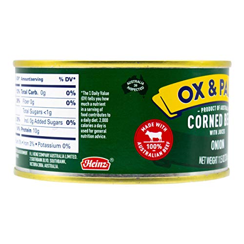 Ox and Palm Corned Beef, Onion Flavored, 11.5 Oz (Pack of 1)