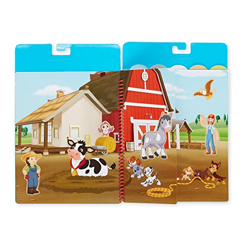 Melissa and Doug PAW Patrol Restickable Stickers Flip-Flap Pad 3-Pack – Classic Missions, Adventure Bay, Ultimate Rescue - PAW Patrol Toys, Reusable Sticker Books For Kids Ages 3+