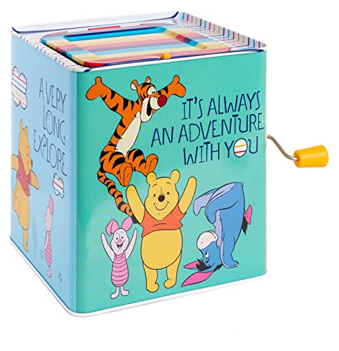 KIDS PREFERRED Disney Baby Winnie The Pooh Jack-in-The-Box - Musical Toy for Babies Multi ,6.5'