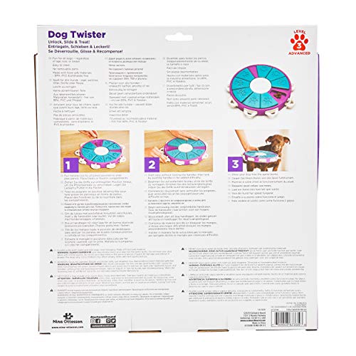 Outward Hound Nina Ottosson Dog Twister Interactive Treat Puzzle Dog Toy, Advanced