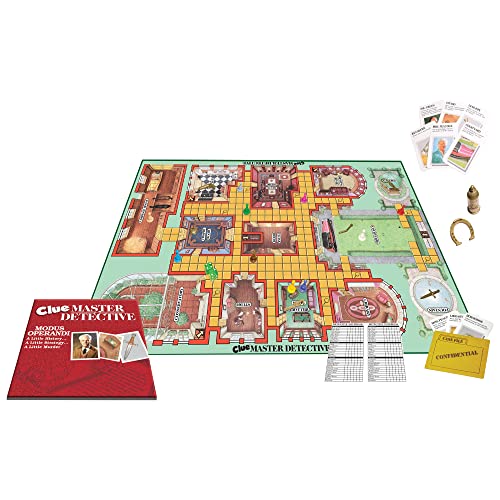 Winning Moves Games Clue Master Detective - Board Game, Multi-Colored, 10 years+