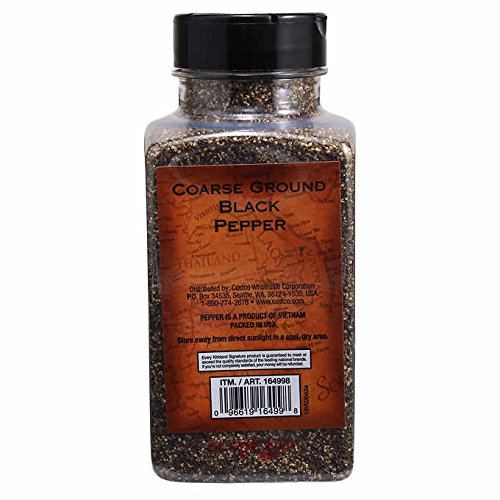Kirkland Signature Fine Ground Black Pepper, 12.3 oz (2 bottle)