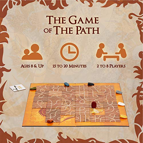 Calliope Tsuro - The Game of The Path - A Family Strategy Board Game For Adults and Kids 2-8 Players Ages 8 and Up