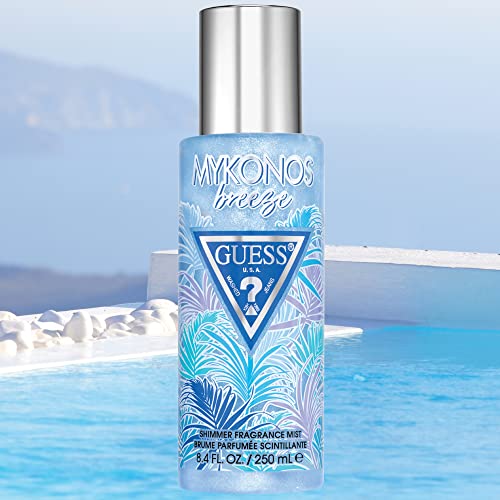GUESS Destination Mykonos Breeze Shimmer Body Mist Spray, 8.4 Fl Oz