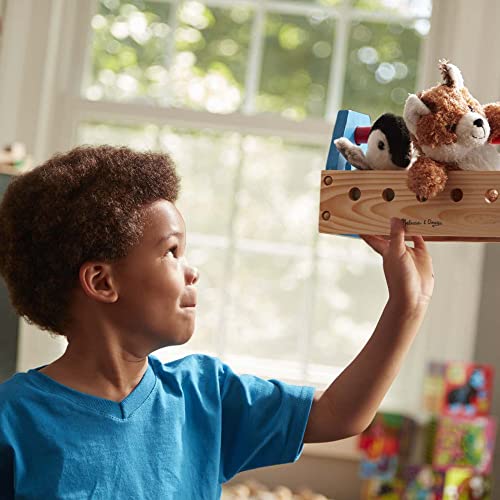 Melissa and Doug Take-Along Tool Kit Wooden Construction Toy (24 pcs)
