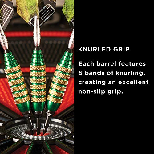 Viper Spinning Bee Soft Tip Darts with Casemaster Storage/Travel Case, Green, 16 Grams