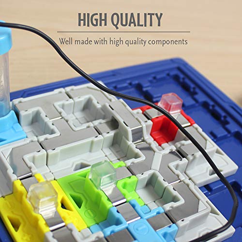 ThinkFun Circuit Maze Electric Current Brain Game and STEM Toy for Boys and Girls Age 8 and Up - Toy of the Year Finalist, Teaches Players about Circuitry through Fun Gameplay
