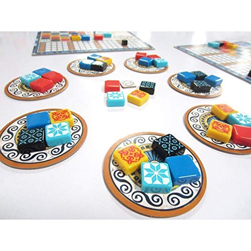 Azul Board Game - Strategy Board Game, Mosaic Tile Placement Game, Family Board Game for Adults and Kids, Ages 8 and up, 2-4 Players, Average Playtime 30-45 Minutes, Made by Next Move Games