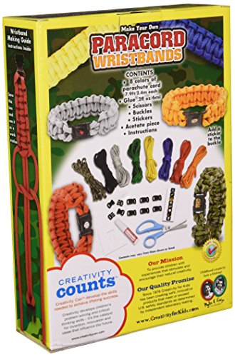 Creativity for Kids Make Your Own Paracord Wristbands - Makes 8 Bracelets