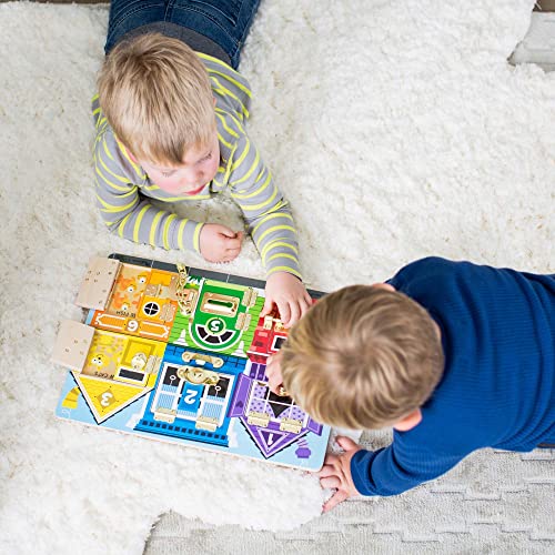 Melissa and Doug Latches Wooden Activity Board