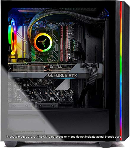 Skytech Chronos Gaming PC Desktop - AMD Ryzen 9 3900X, RTX 3080 10GB, 16GB DDR4, 1TB Gen4 SSD, 360mm AIO, 850W, Black