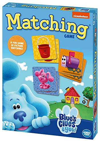 Wonder Forge Viacom Blue's Clues Matching Game for Girls and Boys Ages 3 and Up - A Fun and Fast Memory Game