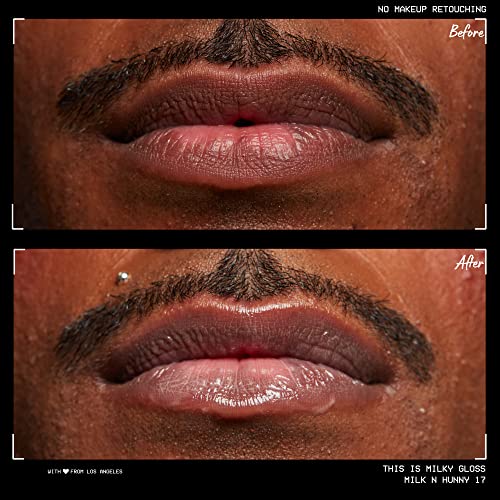 NYX PROFESSIONAL MAKEUP This Is Milky Gloss, Lip Gloss with 12 Hour Hydration, Vegan - Milk and Hunny (Honey Nude)