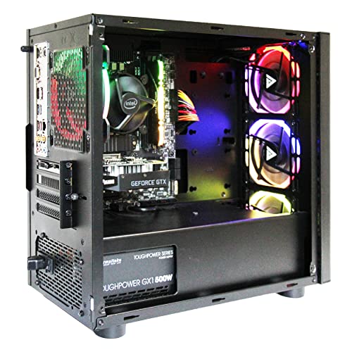 ZOTAC Gaming MEK Hero G1 I1416FV Gaming PC Desktop Intel 11th Gen Core i5 11400F, GeForce GTX 1650 4GB, 8GB 3200 MHz DDR4, 500GB M.2 NVMe SSD, WiFi + Bluetooth, RGB - GH1650I1400F01BA-U-W11
