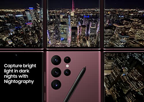 SAMSUNG Galaxy S22 Ultra Cell Phone, Factory Unlocked Android Smartphone, 128GB, 8K Camera and Video, Brightest Display Screen, S Pen, Long Battery Life, Fast 4nm Processor, US Version, Green