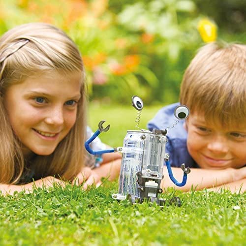 4M Toysmith, KidzRobotix Tin Can Robot, DIY Science Kits STEM Powered Kids, For Boys and Girls Ages 8+