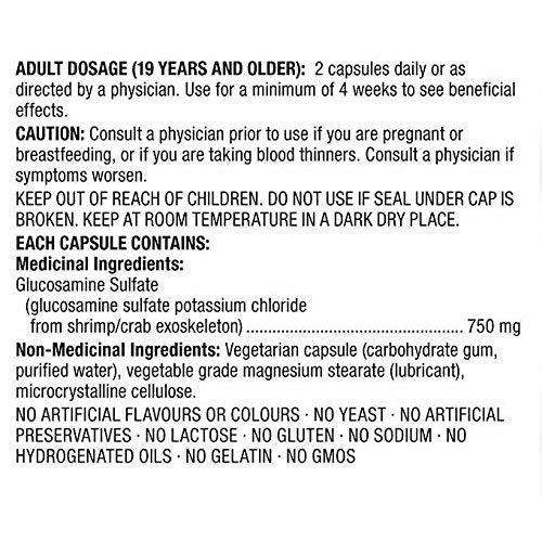 Kirkland Signature 2 x Glucosamine Sulfate 750 mg, 420 Vegetarian Capsules (2)