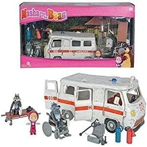 Jada Toys Masha and The Bear Masha Playset – Ambulance Ages 3+