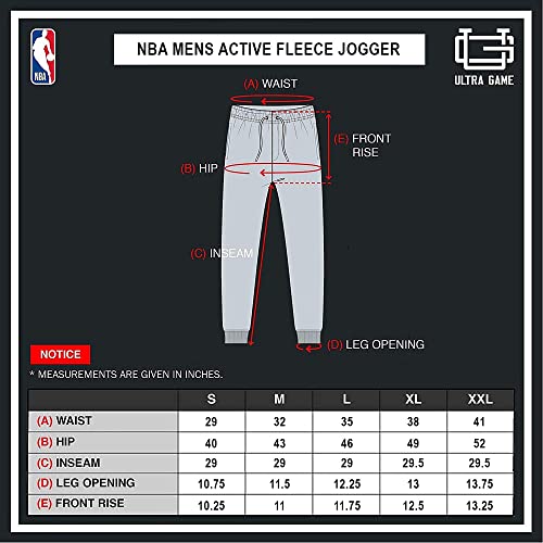 NBA Men's Super-Soft Cut and Run Jogger Sweatpants